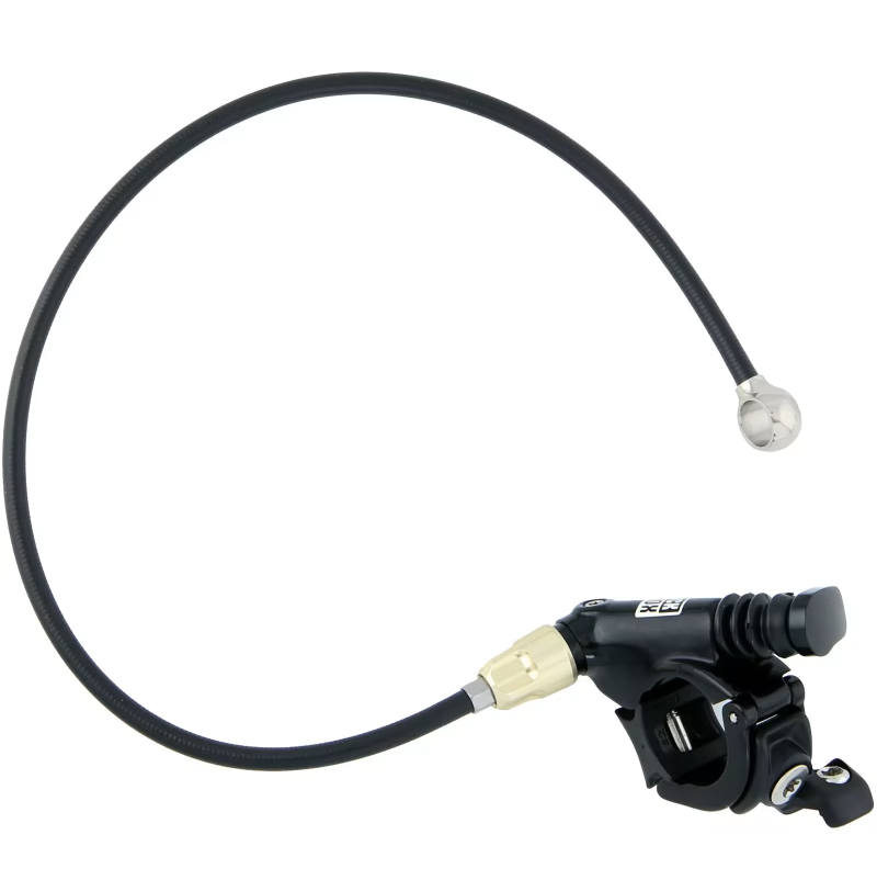 ROCKSHOX XLOC SPRINT-låsreglage för höger sida, Gold Adjuster, med hydraulslang för SID/REVELATION #11.4315.013.060