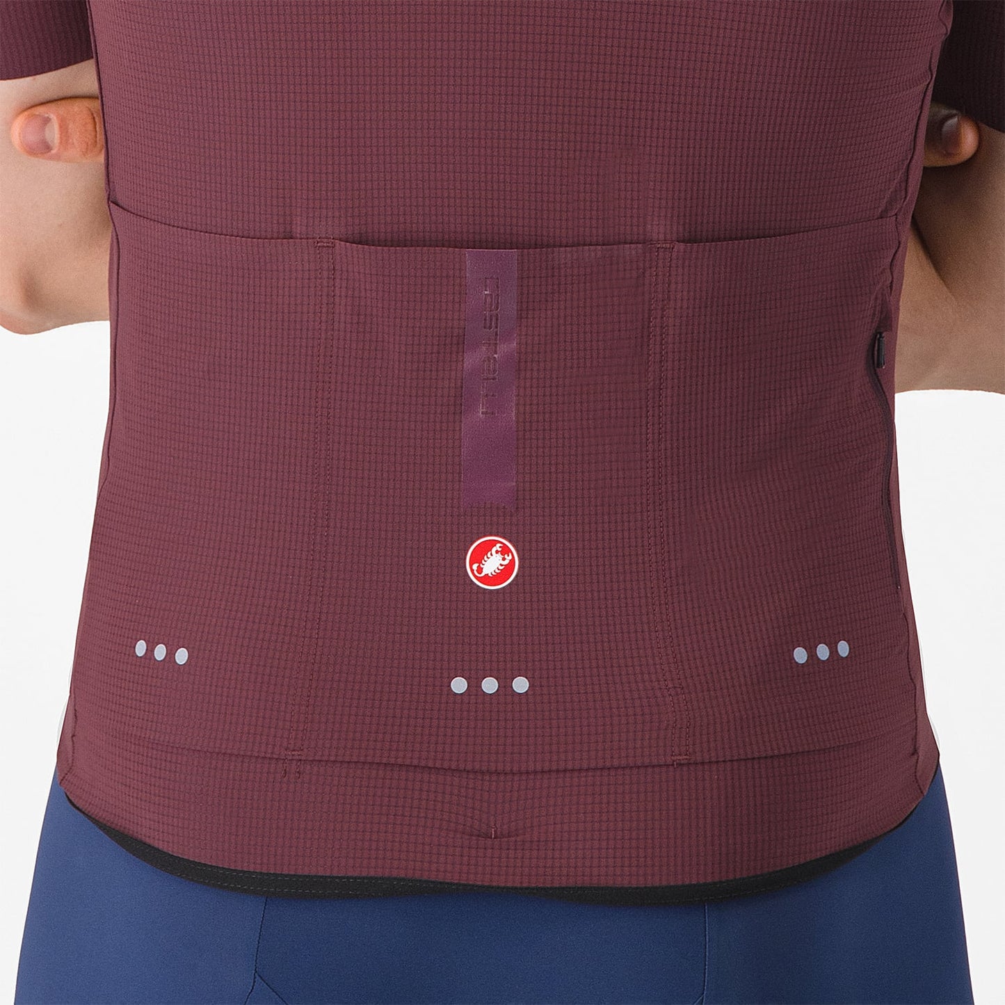 Maillot CASTELLI PREMIO EVO Mangas Cortas Burdeos