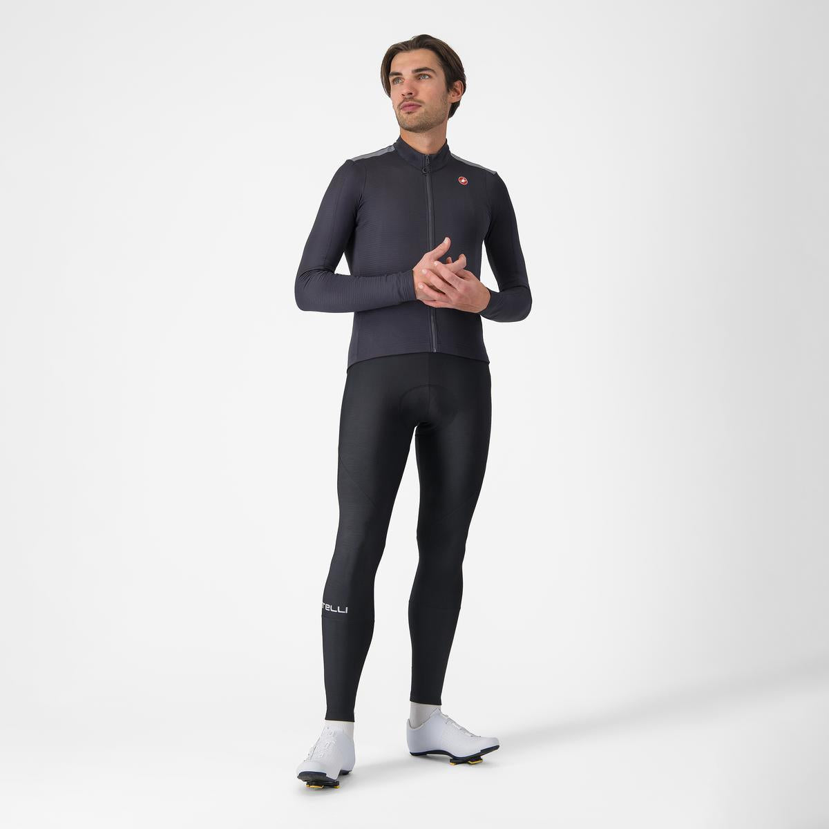Maillot CASTELLI PURO 4 Mangas Largas Dark Gray