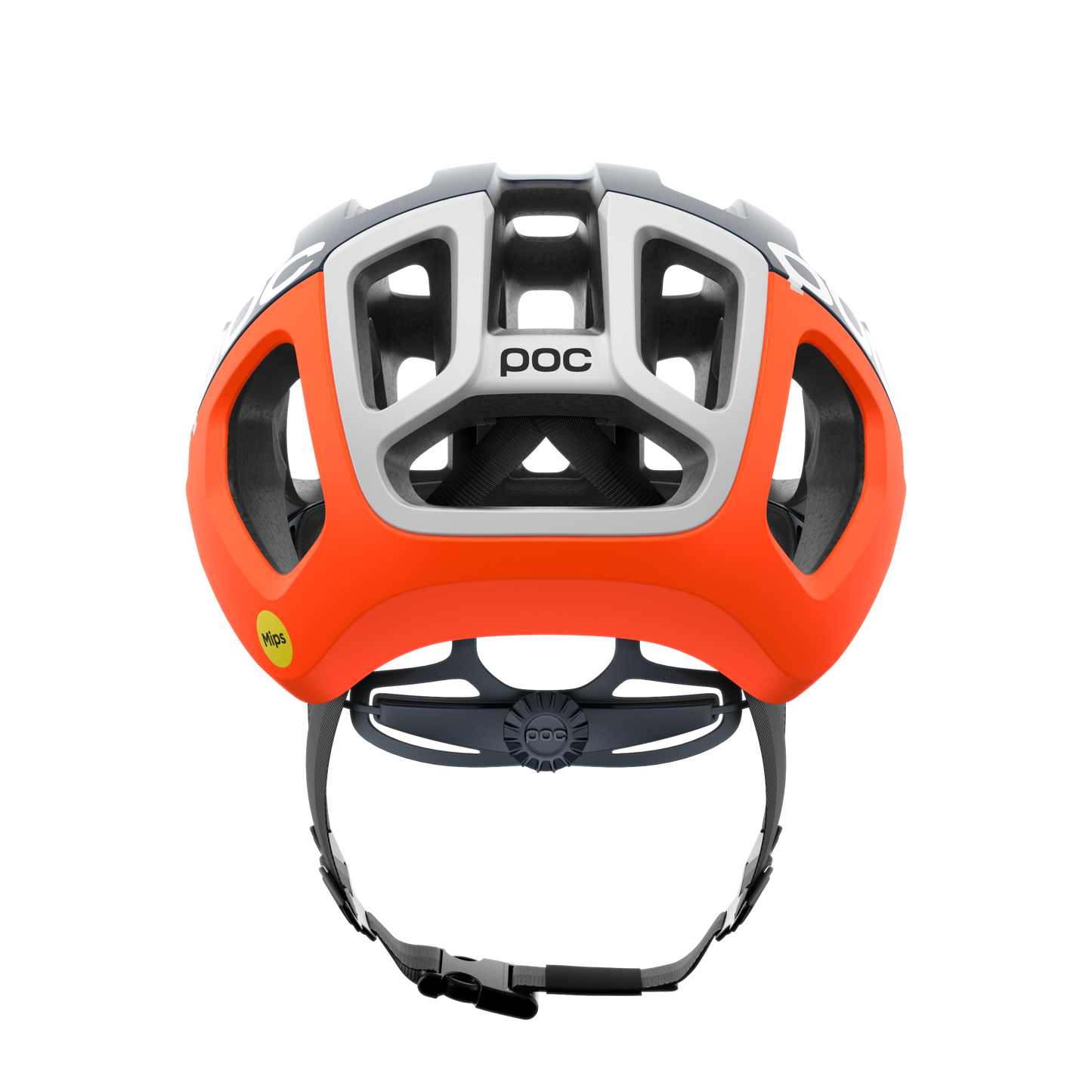 Casque Route POC VENTRAL AIR MIPS Marine/Orange/Blanc Matt