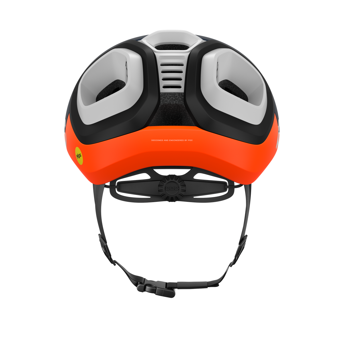 POC AMIDAL racehelm marineblauw/oranje/wit mat