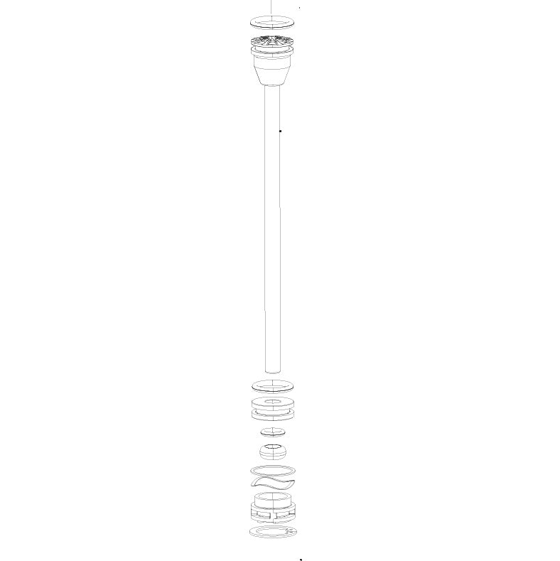 Komplett luftfjädersats SOLO AIR ROCKSHOX 120 mm–27,5"/29" svart #11.4018.010.046
