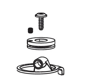 ROCKSHOX Remote 17 mm Compression Damper Knob Kit for XC32 (POPLOC/PUSHLOC) #11.4018.011.001