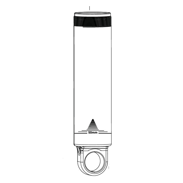 ROCKSHOX rugóstagtest standard rögzítőszemmel és hidraulikus végállásütközővel, 60 mm, SUPER DELUXE C1-C2 modellhez #11.4118.054.600