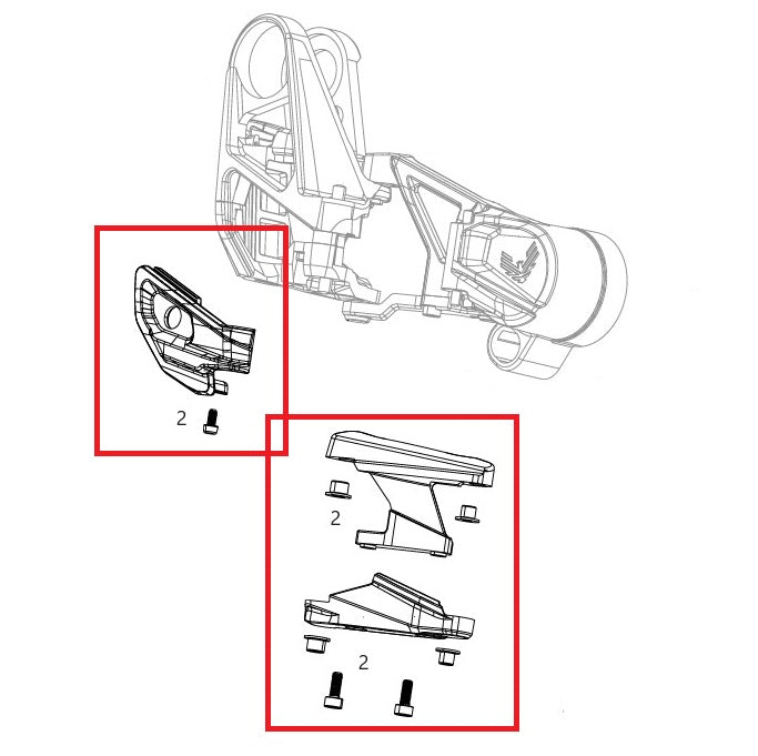 SRAM XX T-Type Eagle AXS Schaltwerk-Schutz-Kit