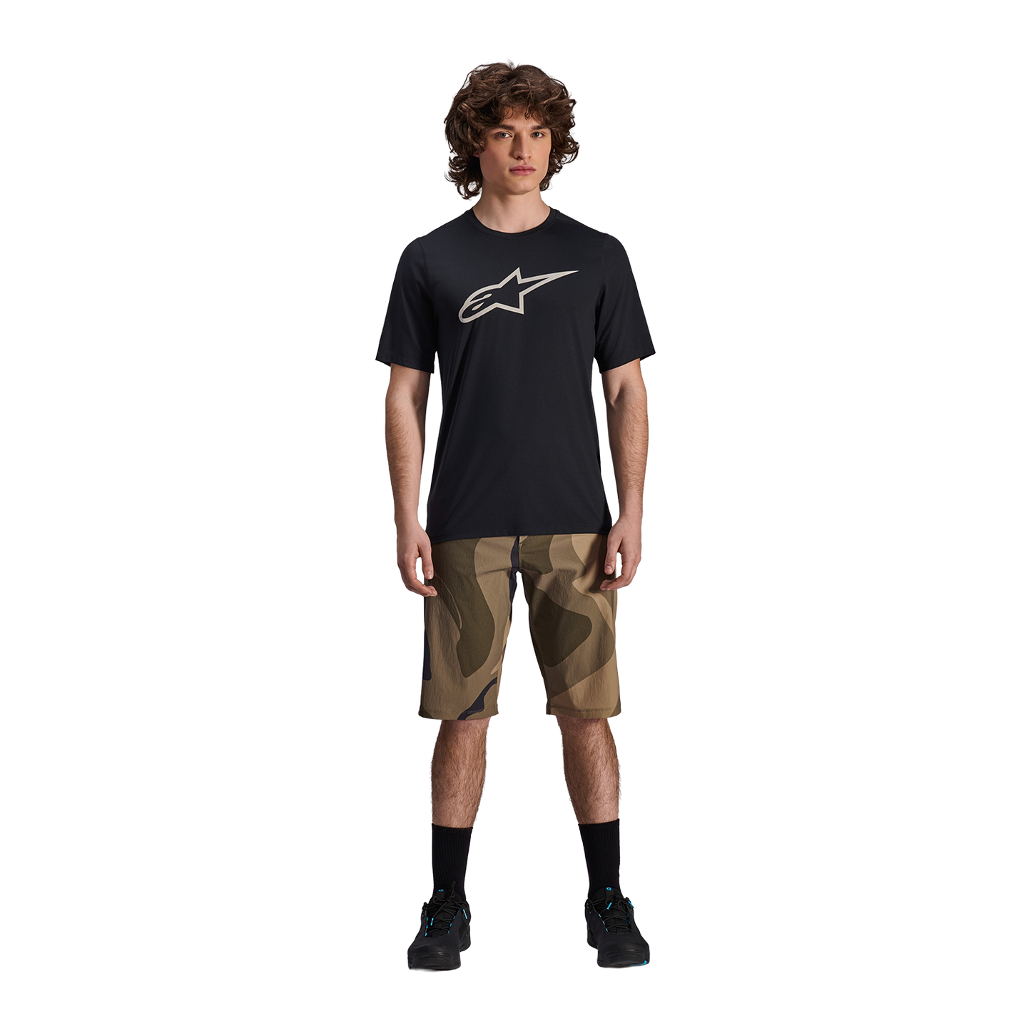 Trikot ALPINESTARS A-DURA ASTAR Kurzarm Schwarz