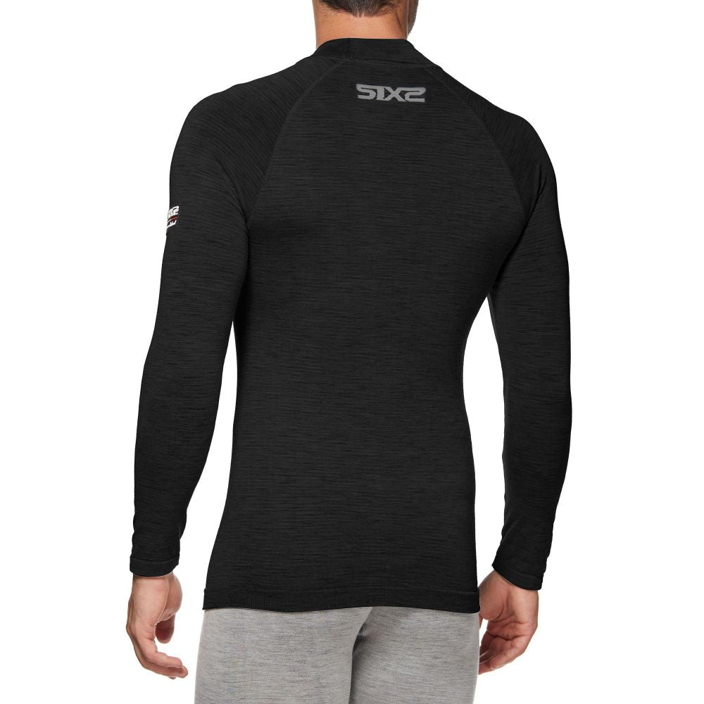 Intimo SIXS TS3 MERINOS Maniche Lunghe Nero
