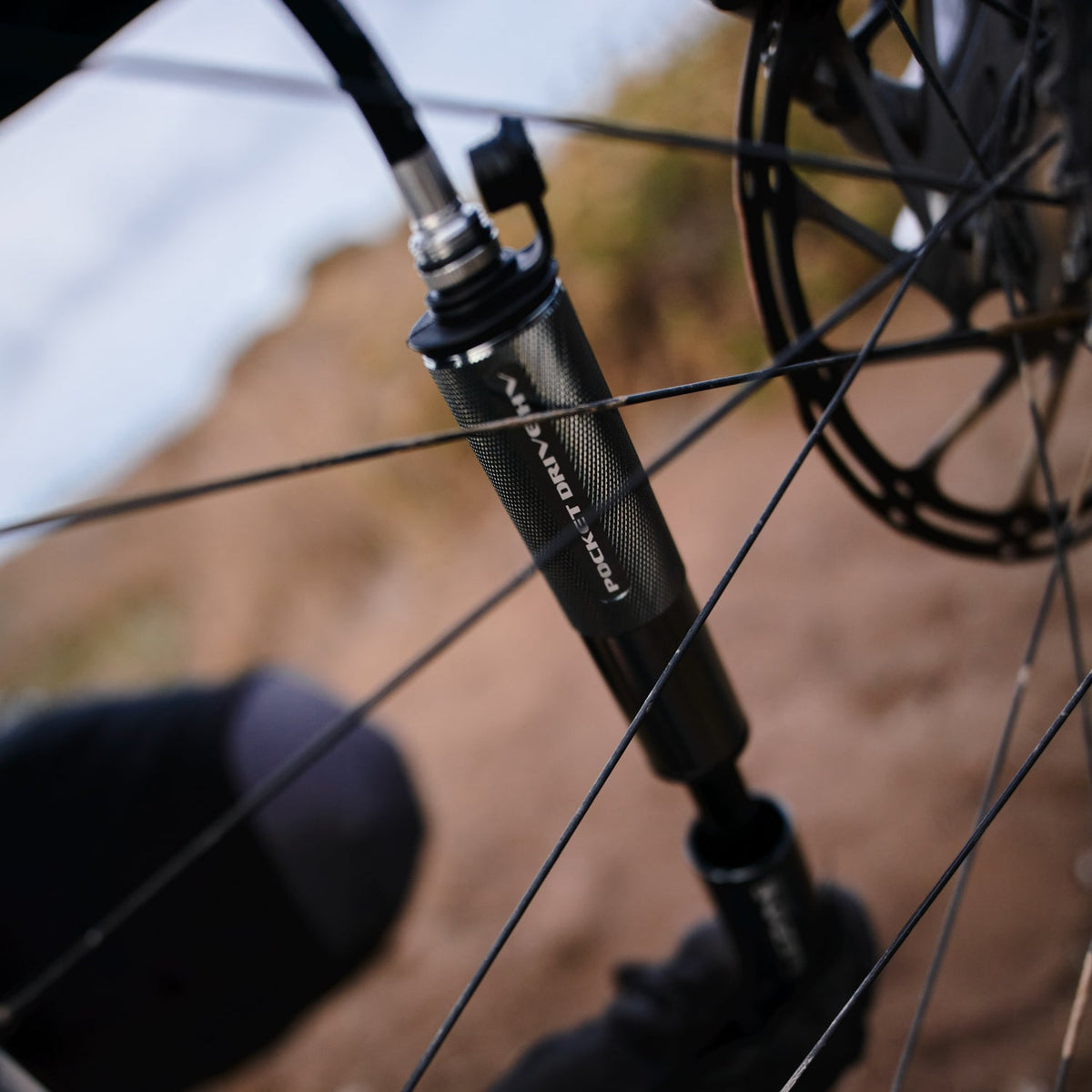Handpump LEZYNE POCKET DRIVE HV LOADED svart
