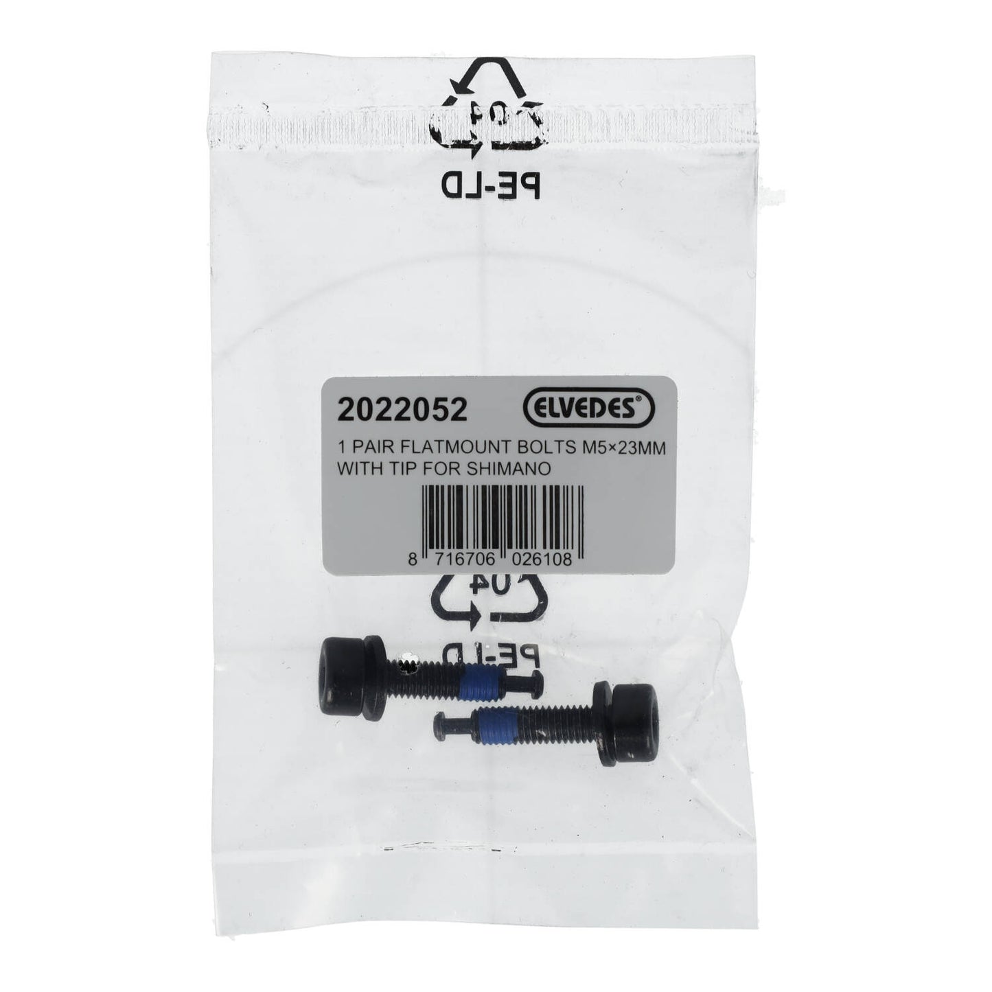 Bevestigingsschroef Achterremklauw ELVEDES FM Shimano M5x23 Type C