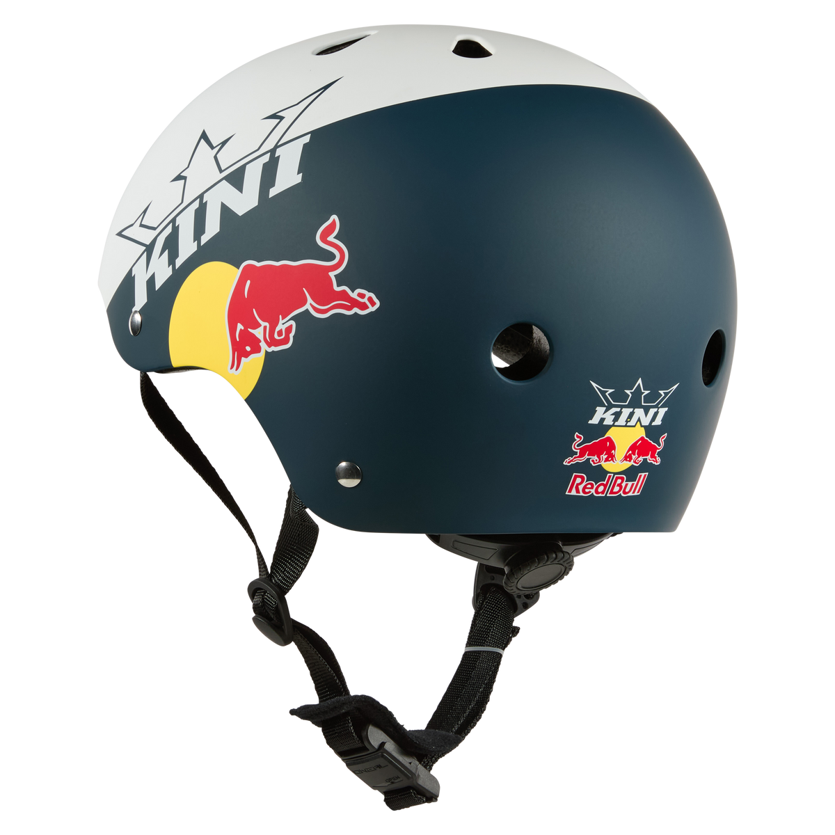 Kask bowlerowy O'NEAL BB KINI RED BULL 1.0 Biały/Niebieski