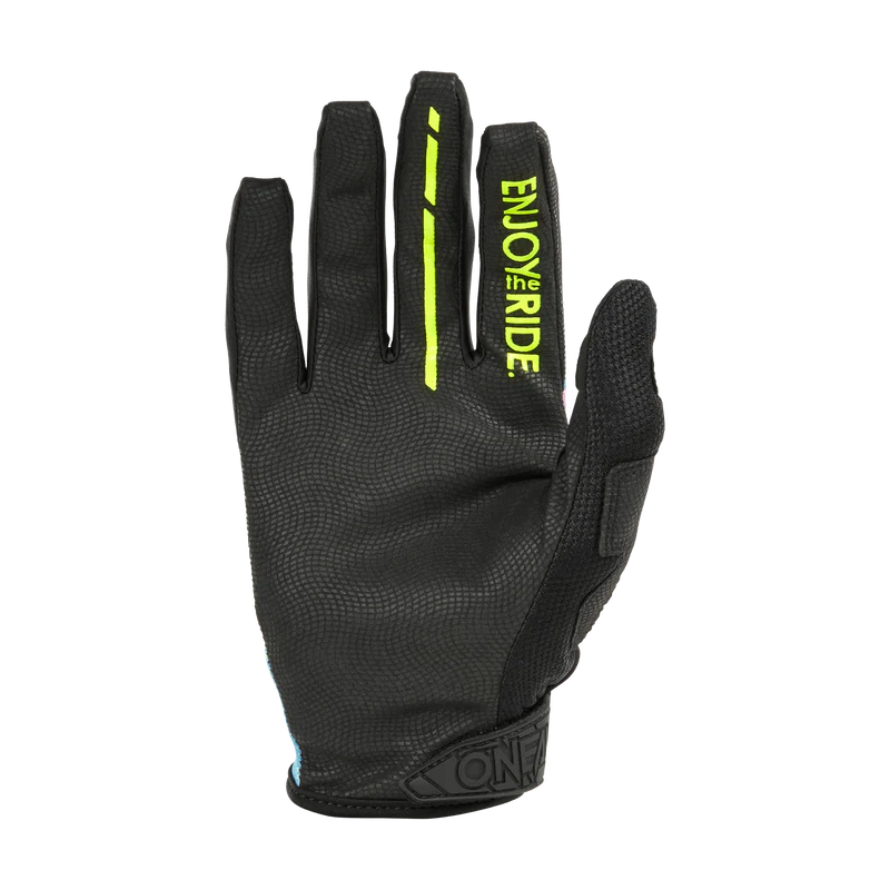 Gants O'NEAL MAYHEM RESEDA Noir/Jaune Fluo
