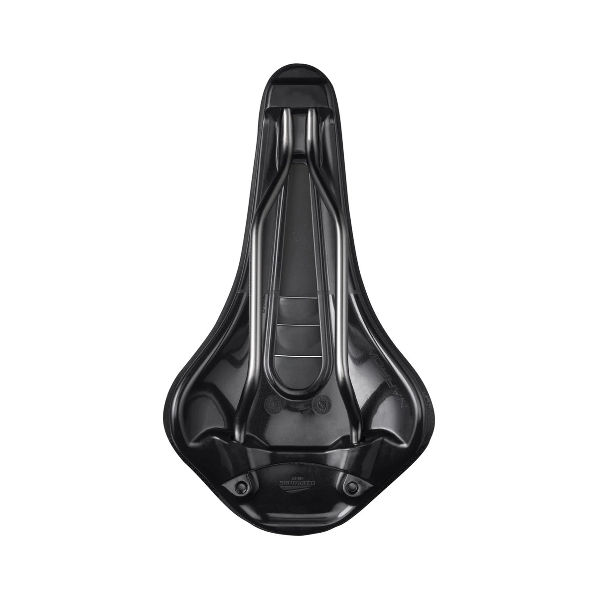 Sedlo SAN MARCO Shortfit 2.0 Shield Supercomfort S3 – pohled zespodu