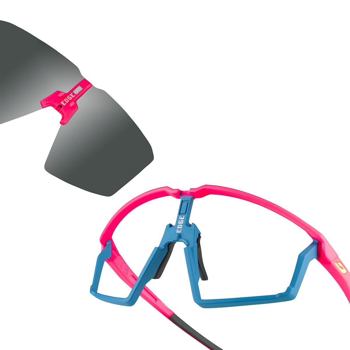 Brýle JULBO EDGE fluorescenční růžová/modrá Spectron 3 Smoke