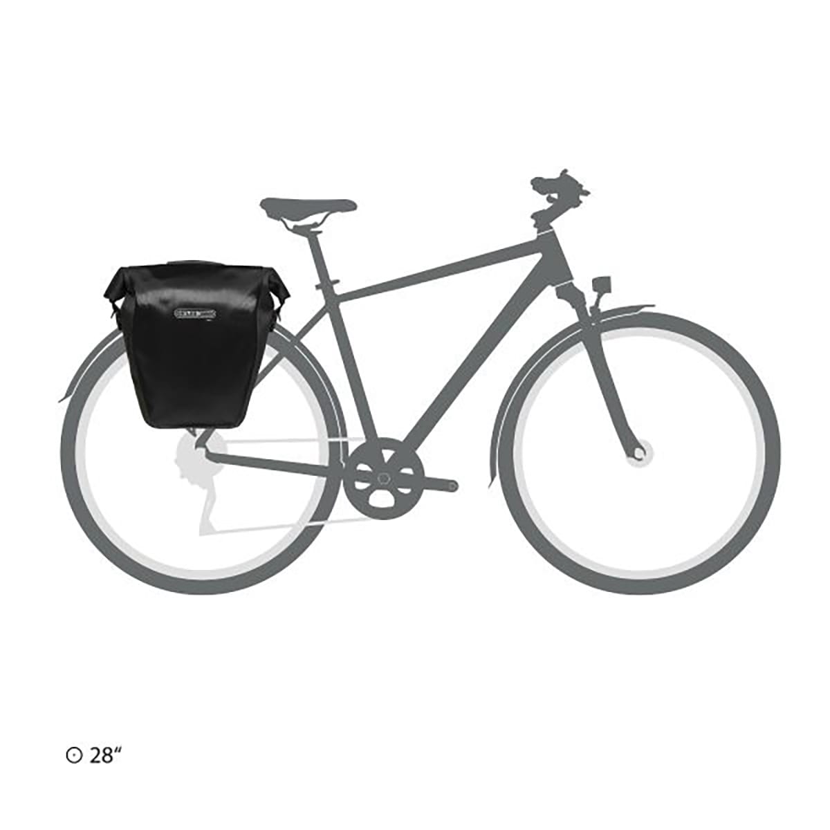Sacoche de Porte-Bagages ORTLIEB BACK ROLLER CORE 20 L Noir