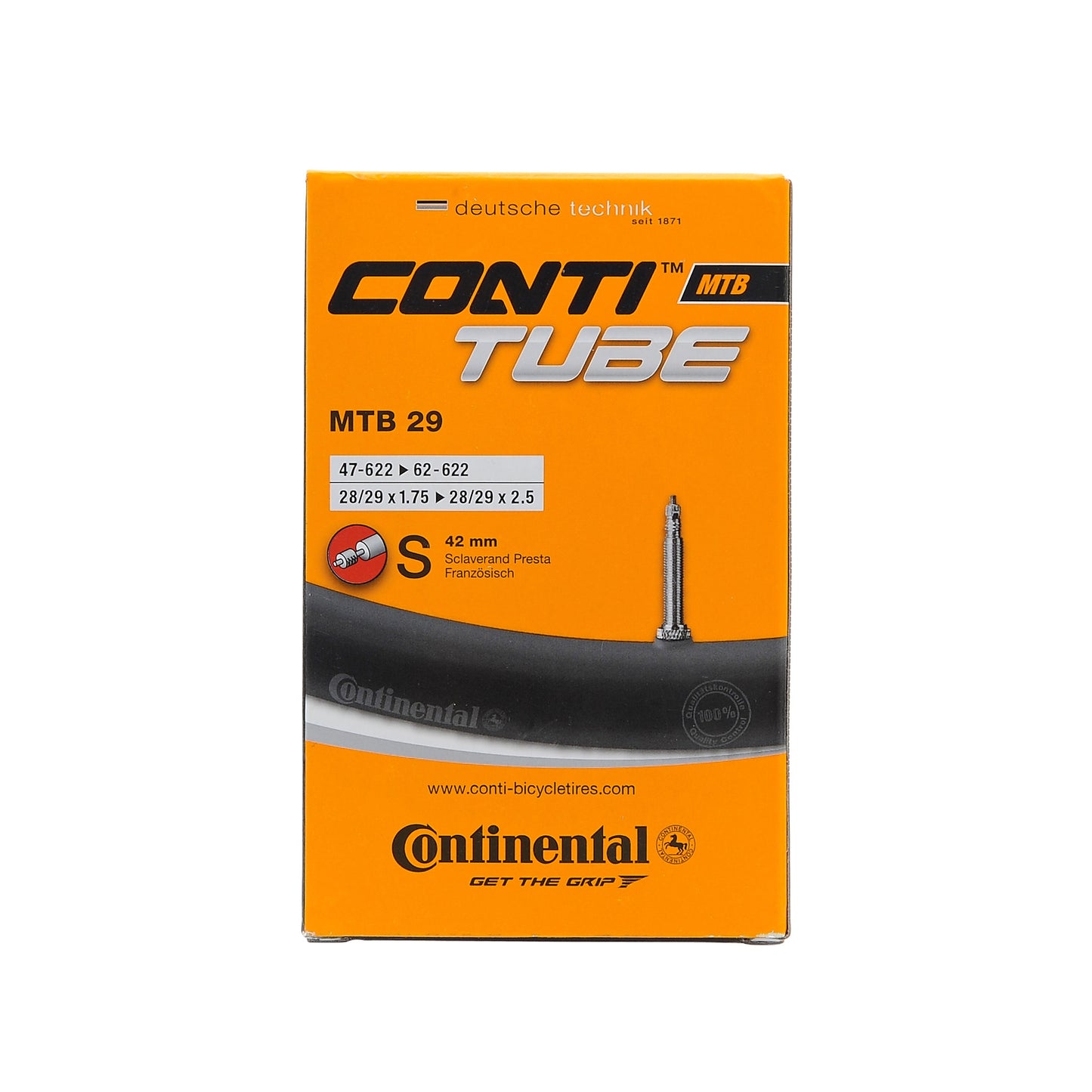 Slang CONTINENTAL 29x1.75-2.5 Presta 42mm