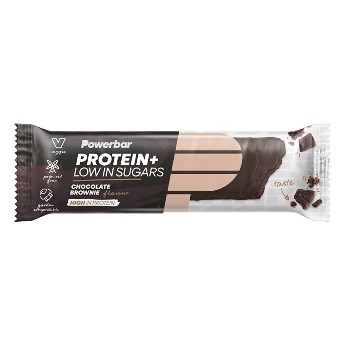 Restitutionsbar POWERBAR PROTEIN PLUS LOW SUGAR (35 g) Chokolade Brownie