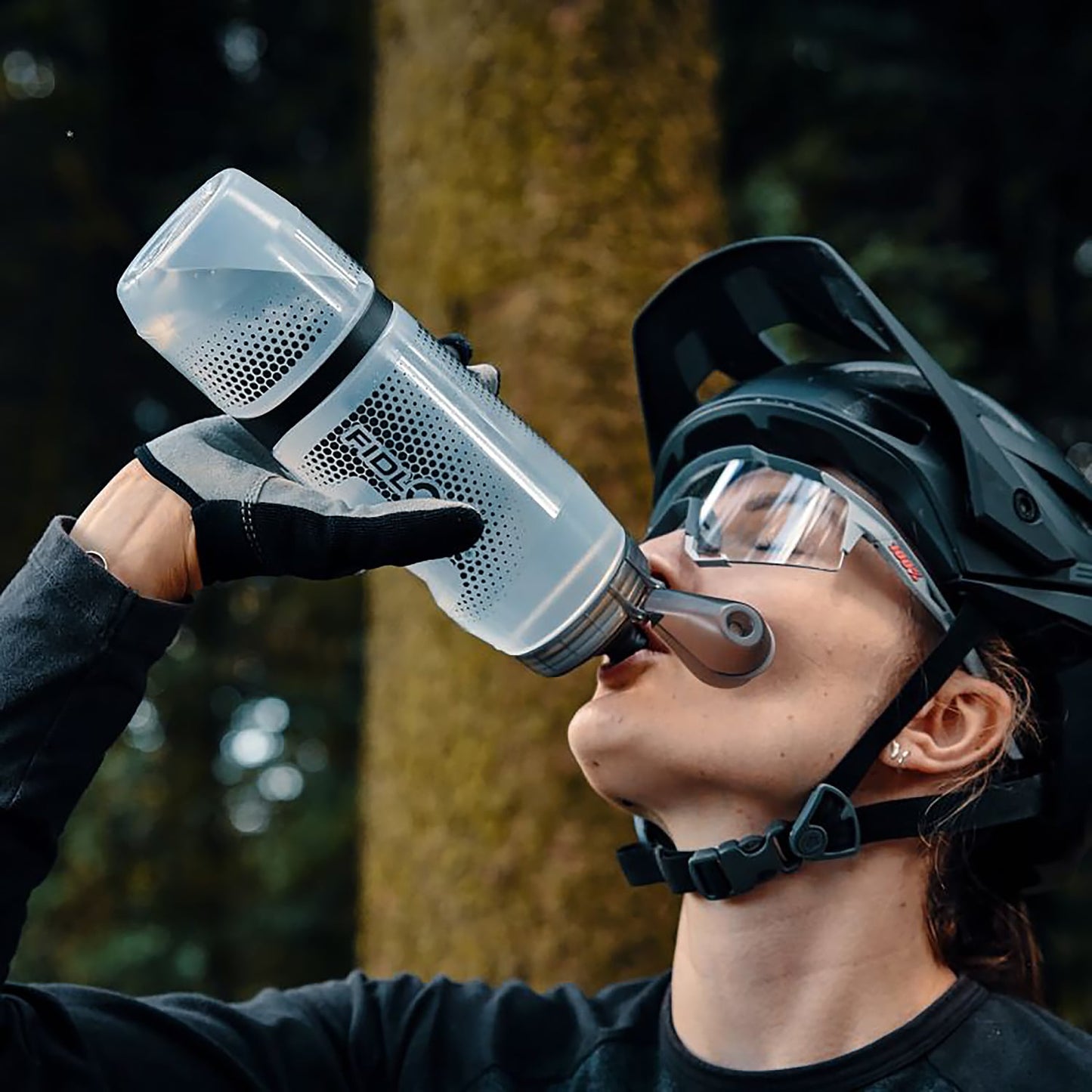 Bidón FIDLOCK TWIST con Cierre Magnético (800 ml) Transparente