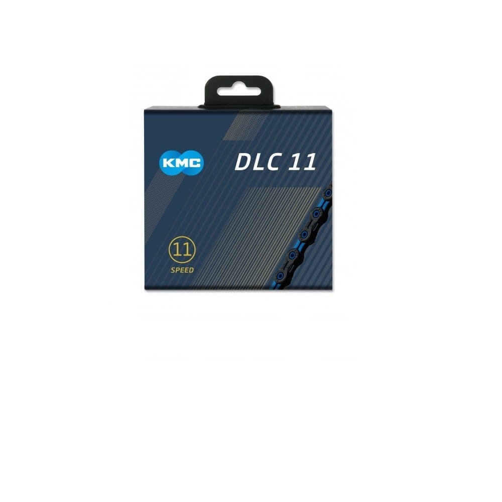 Chaîne 11V KMC DLC11 Noir/Bleu