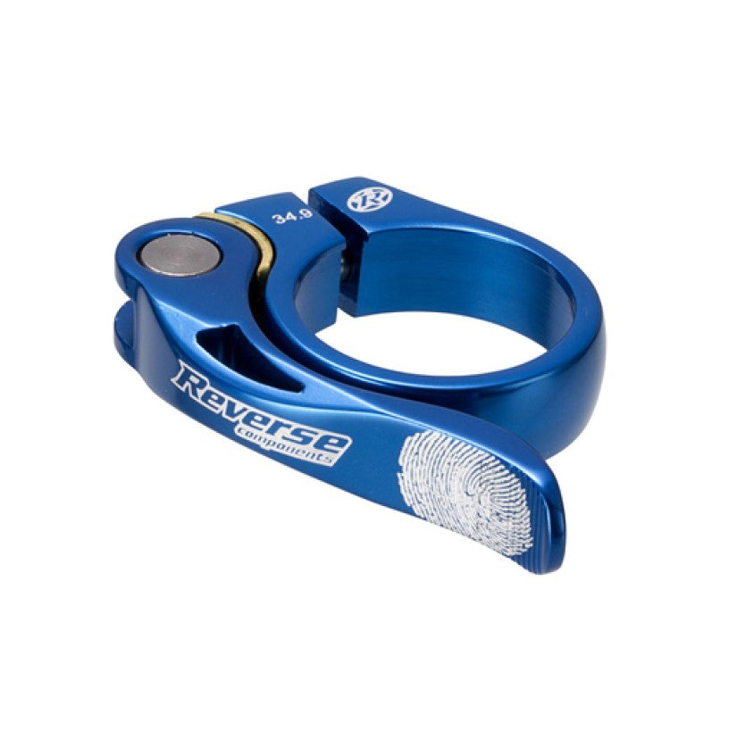 Collarín de Tija REVERSE COMPONENTS LONG LIFE Cierre Rápido Azul Oscuro