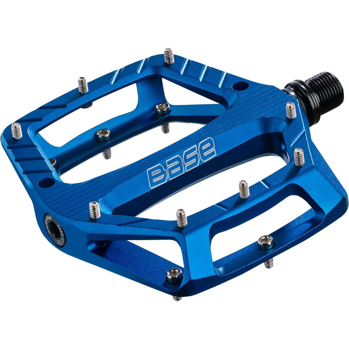 Pédales Plates REVERSE COMPONENTS BASE Bleu