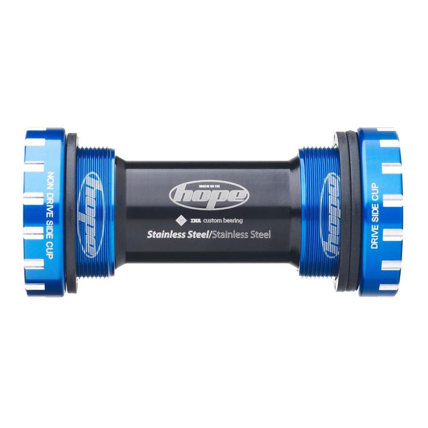 Bundbeslag HOPE 68/73 mm Aksel 24 mm Vej Rustfrit Stål #BBSSRSB Blå