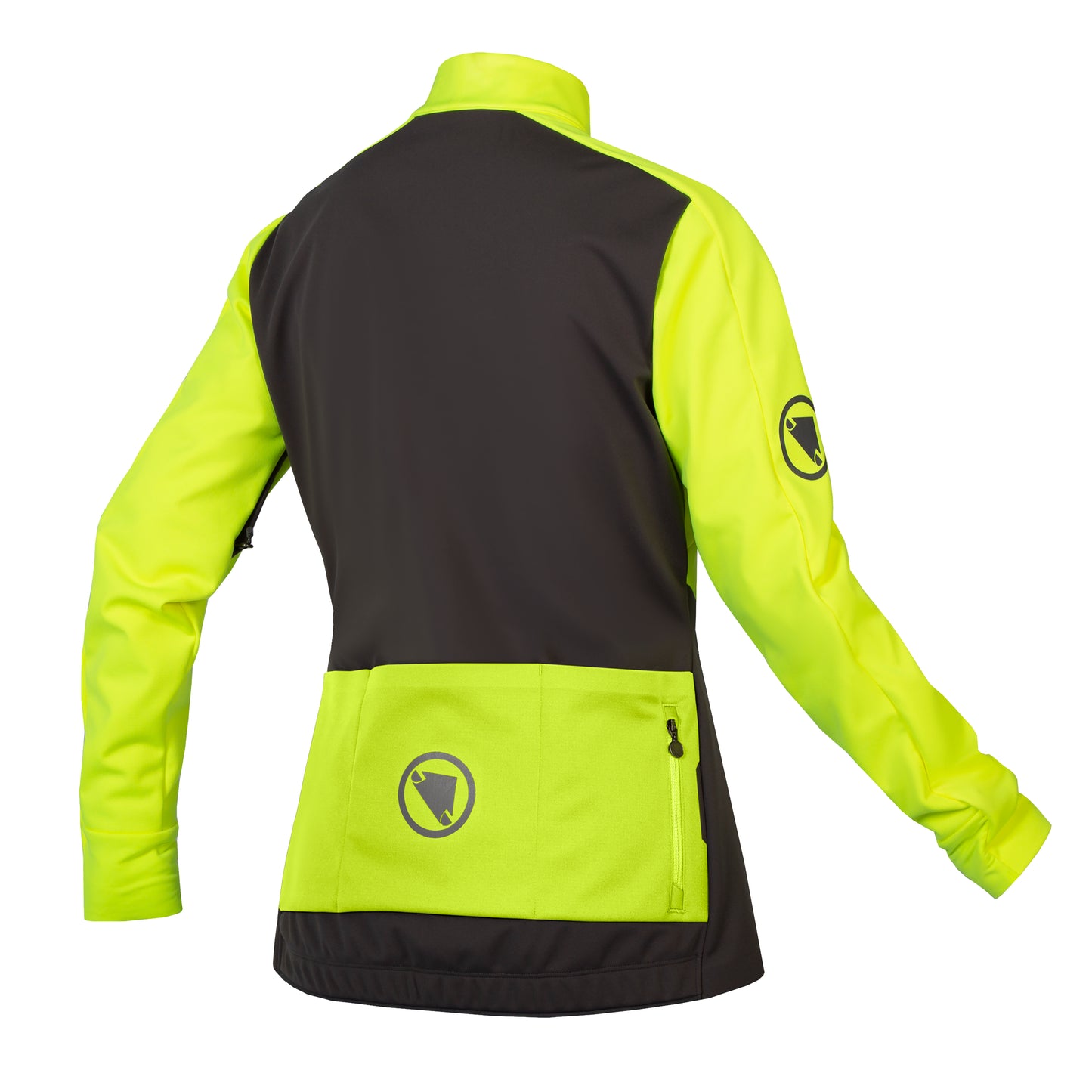 Jakke ENDURA WINDCHILL II Dame Gul/Sort