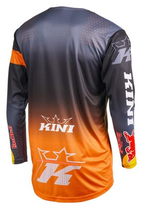 O'NEAL MXC Kini Red Bull 2.0 langærmet cykeltrøje grå/orange – set bagfra