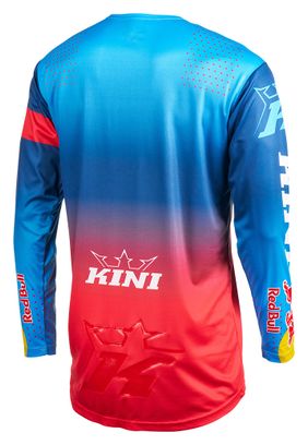Dres O'NEAL MXC Kini Red Bull 2.0 s dlouhým rukávem, modrý/červený – pohled zezadu