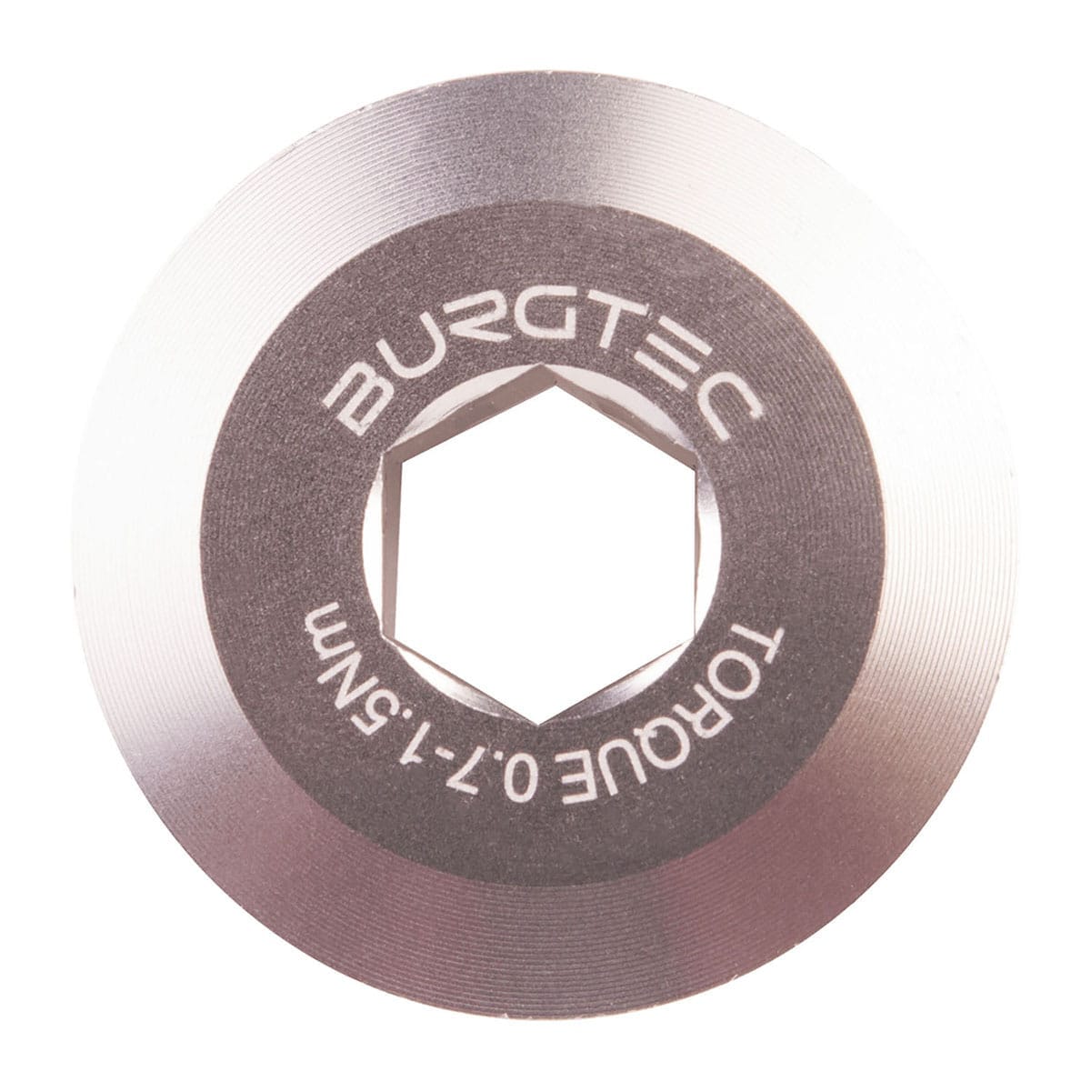 BURGTEC Preload Bolt for Shimano HOLLOWTECH 2 Crankset Silver