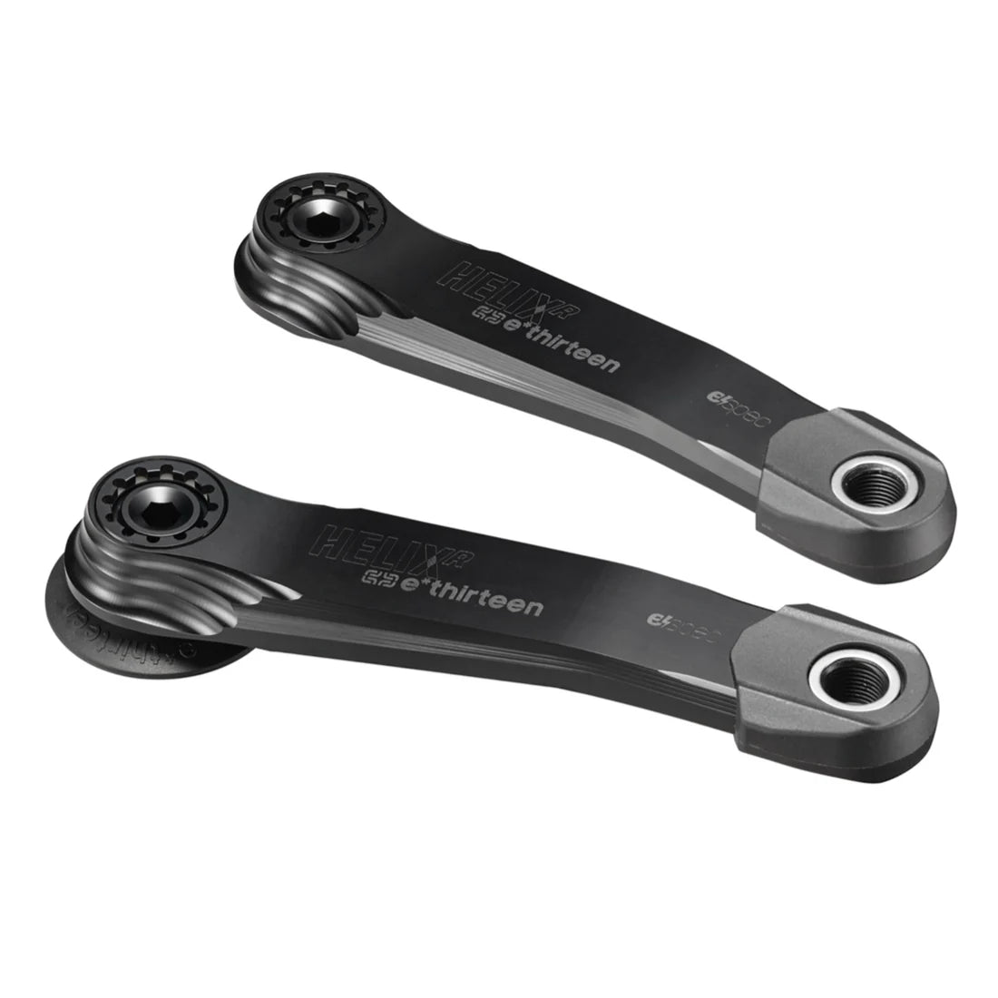 Manivelles VAE E.THIRTEEN E-SPEC HELIX RACE ALLOY pour Bosch SX / Brose S Mag / TQ HPR50 / DJI Avinox Noir