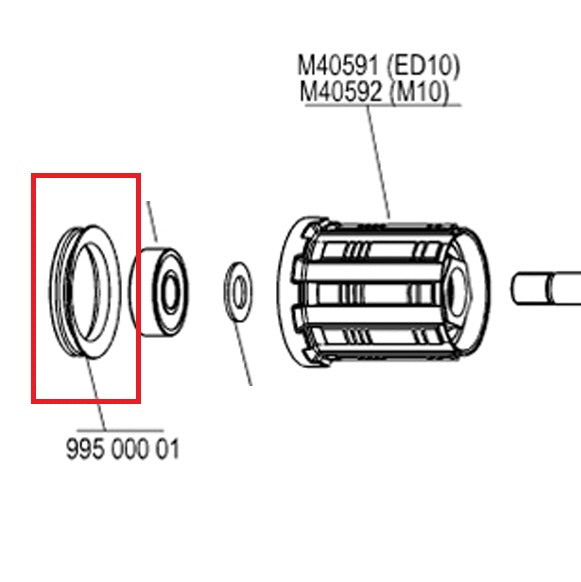 Joint à Lèvre MAVIC pour Corps de Roue Libre FTS-L/FTS-X