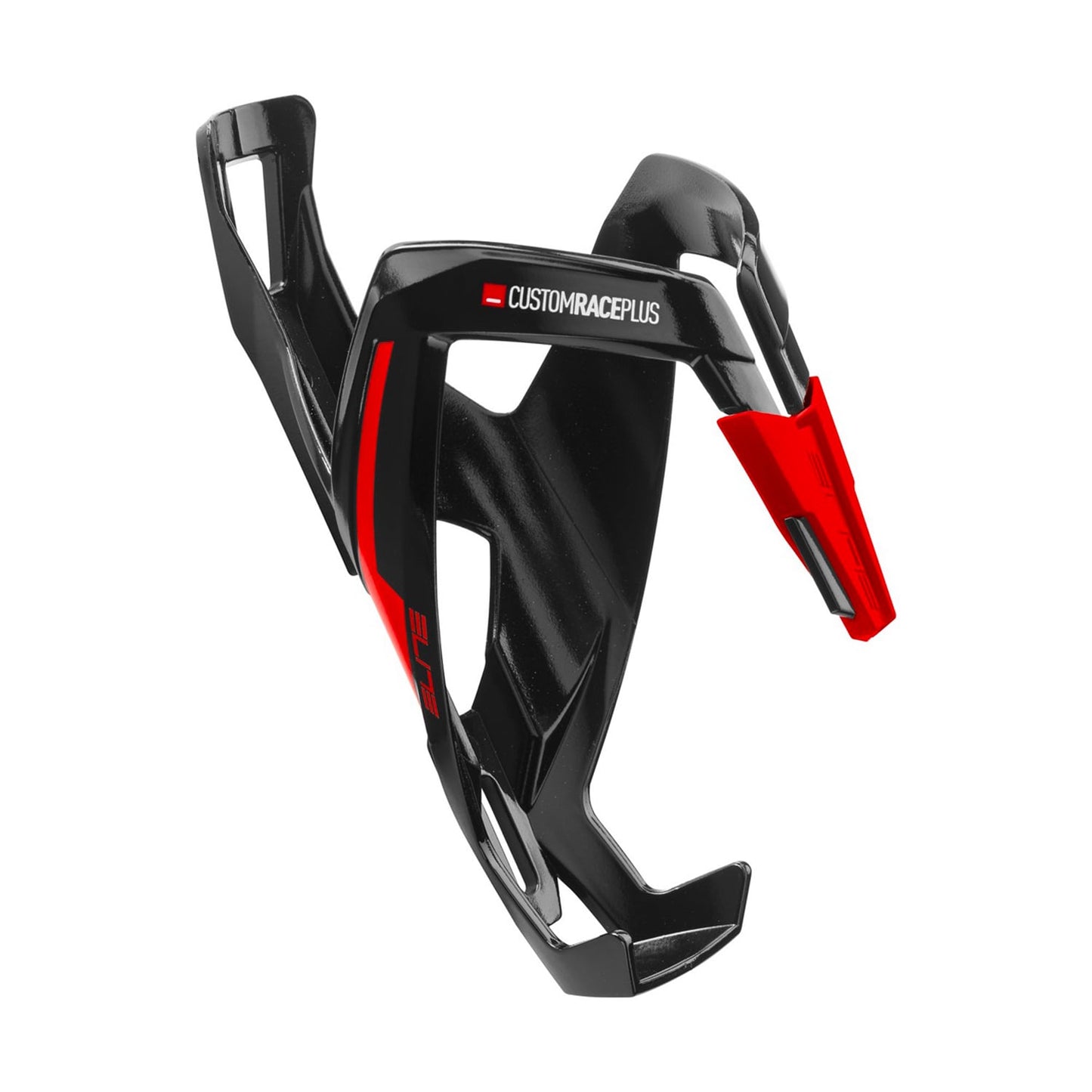 ELITE CUSTOM RACE PLUS Bottle Cage Black/Red