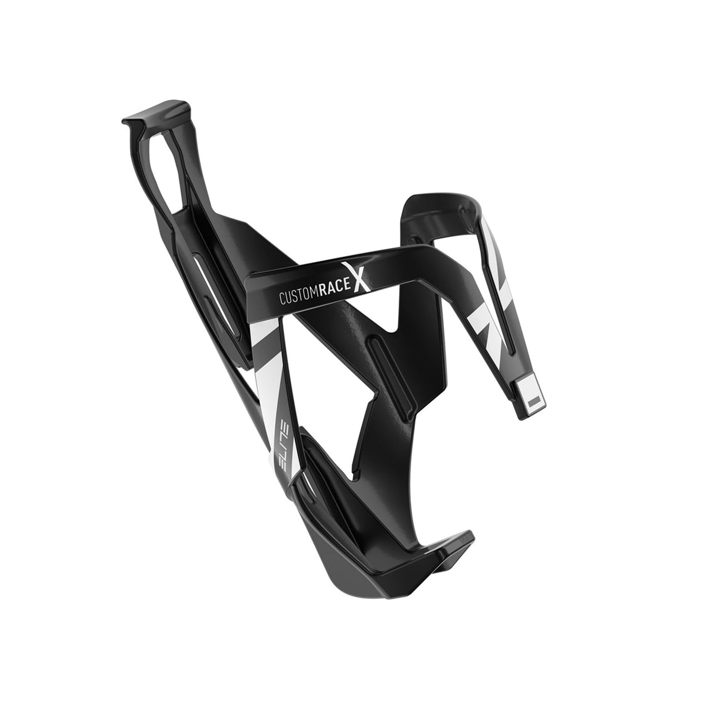 Košík na láhev ELITE CUSTOM RACE X Černá/Bílá