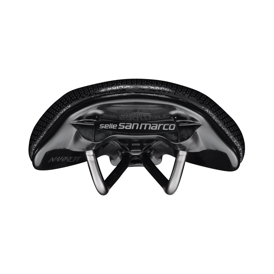 SAN MARCO SHORTFIT 2.0 SUPERCOMFORT OPEN-FIT RACING S3 sadel bredde 140 mm Xsilite stålskinne