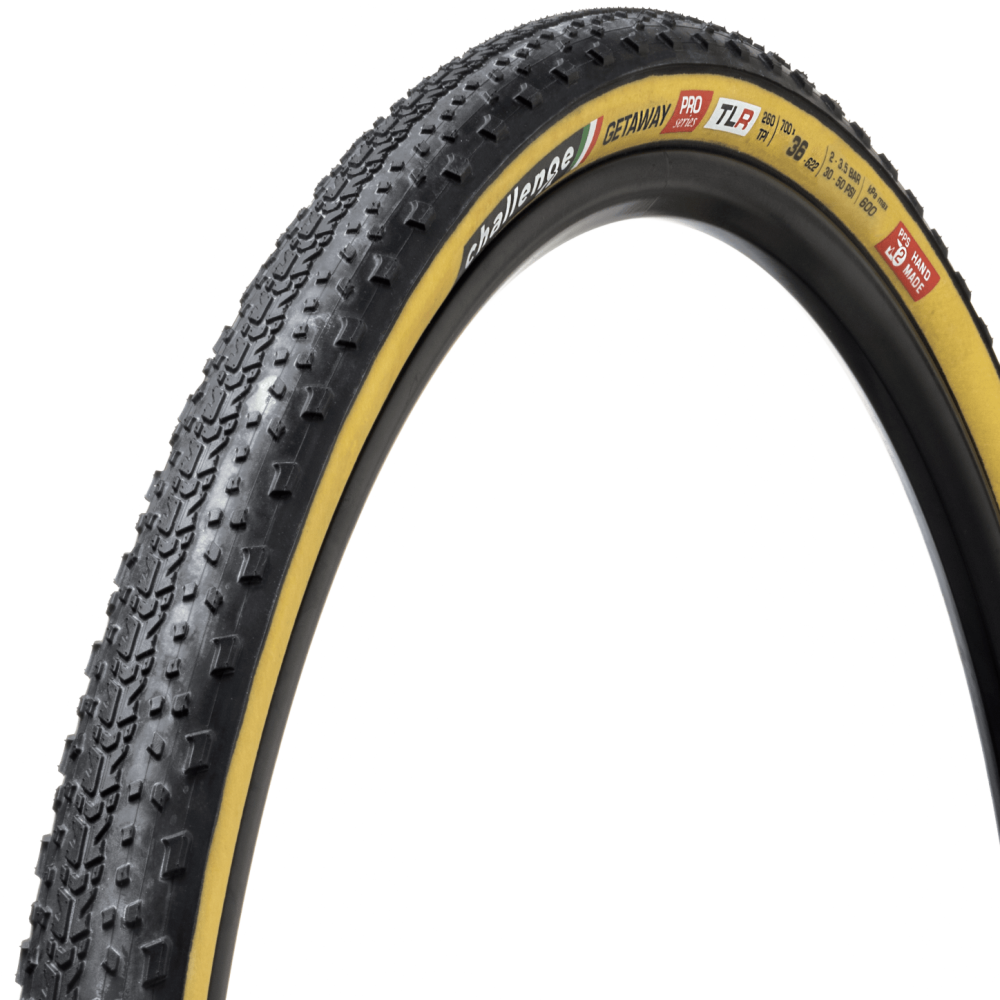Pneu CHALLENGE OPEN GETAWAY 700c Tubeless Ready Beige