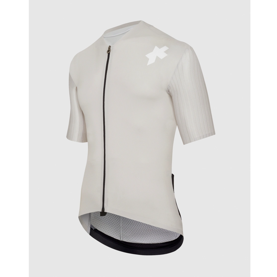 Wielrenshirt ASSOS EQUIPE RS S11 Korte Mouwen Almond Milk