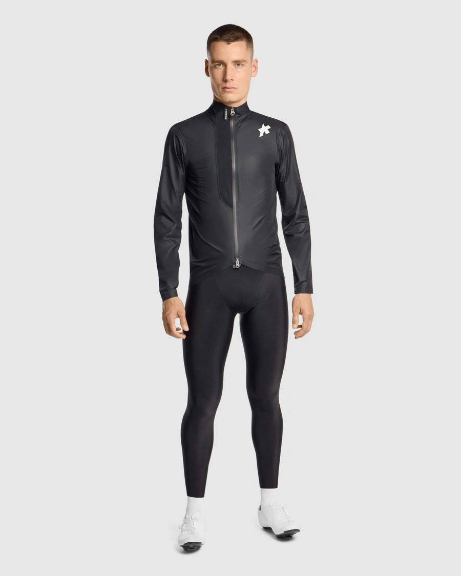 Jakke ASSOS EQUIPE RS SCHLOSSHUND RAIN S11 Sort