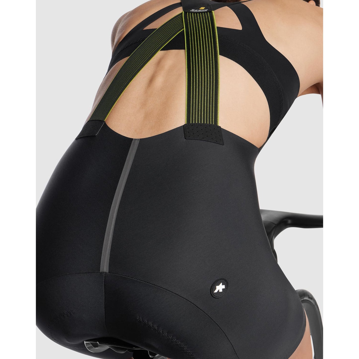 Culote Corto con Tirantes ASSOS DYORA R SPRING FALL Mujer Negro