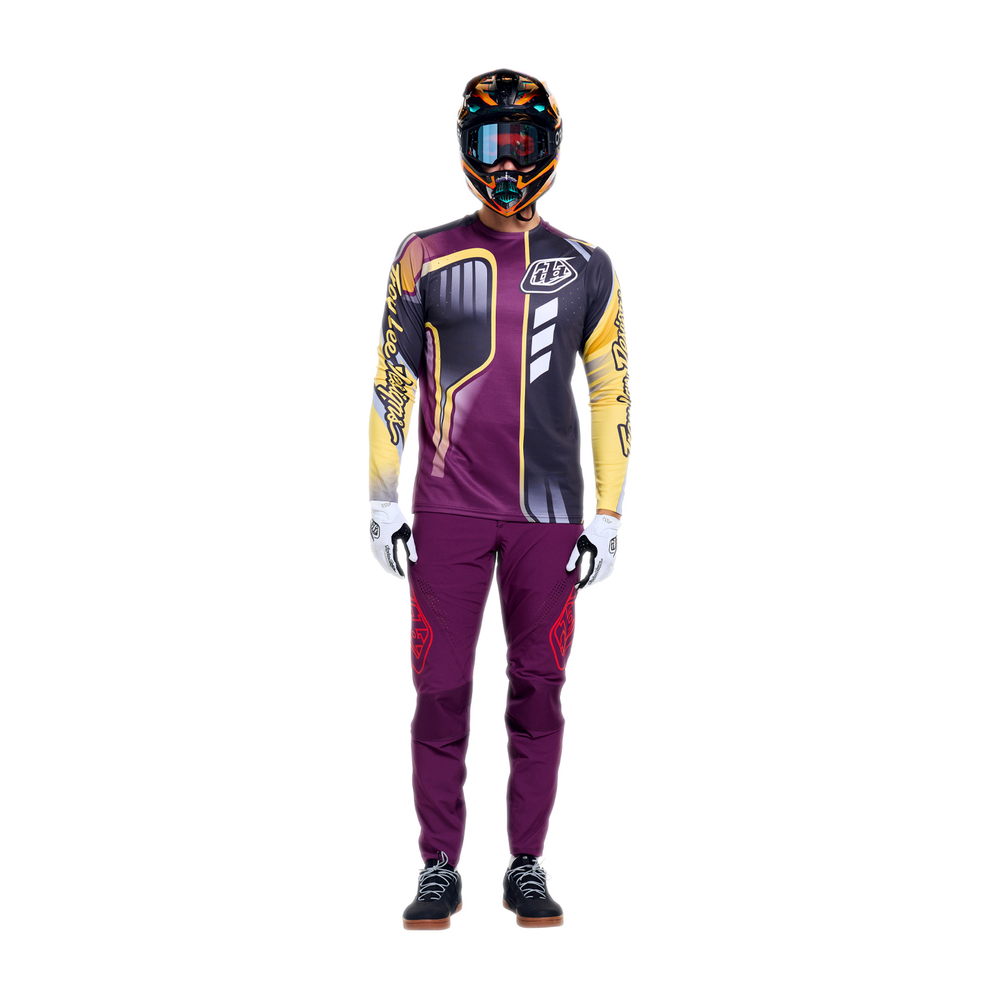 Tröja TROY LEE DESIGNS SPRINT PRO LOWRIDER Långa Ärmar Sangria