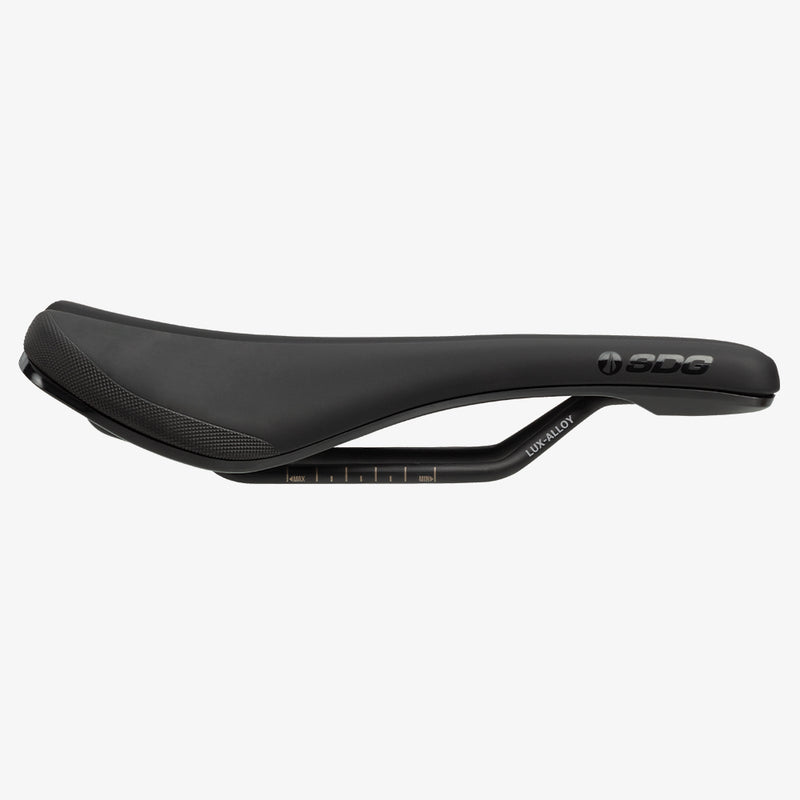 Zwart SDG Bel-Air V3 Lux-Alloy-zadel, zijaanzicht