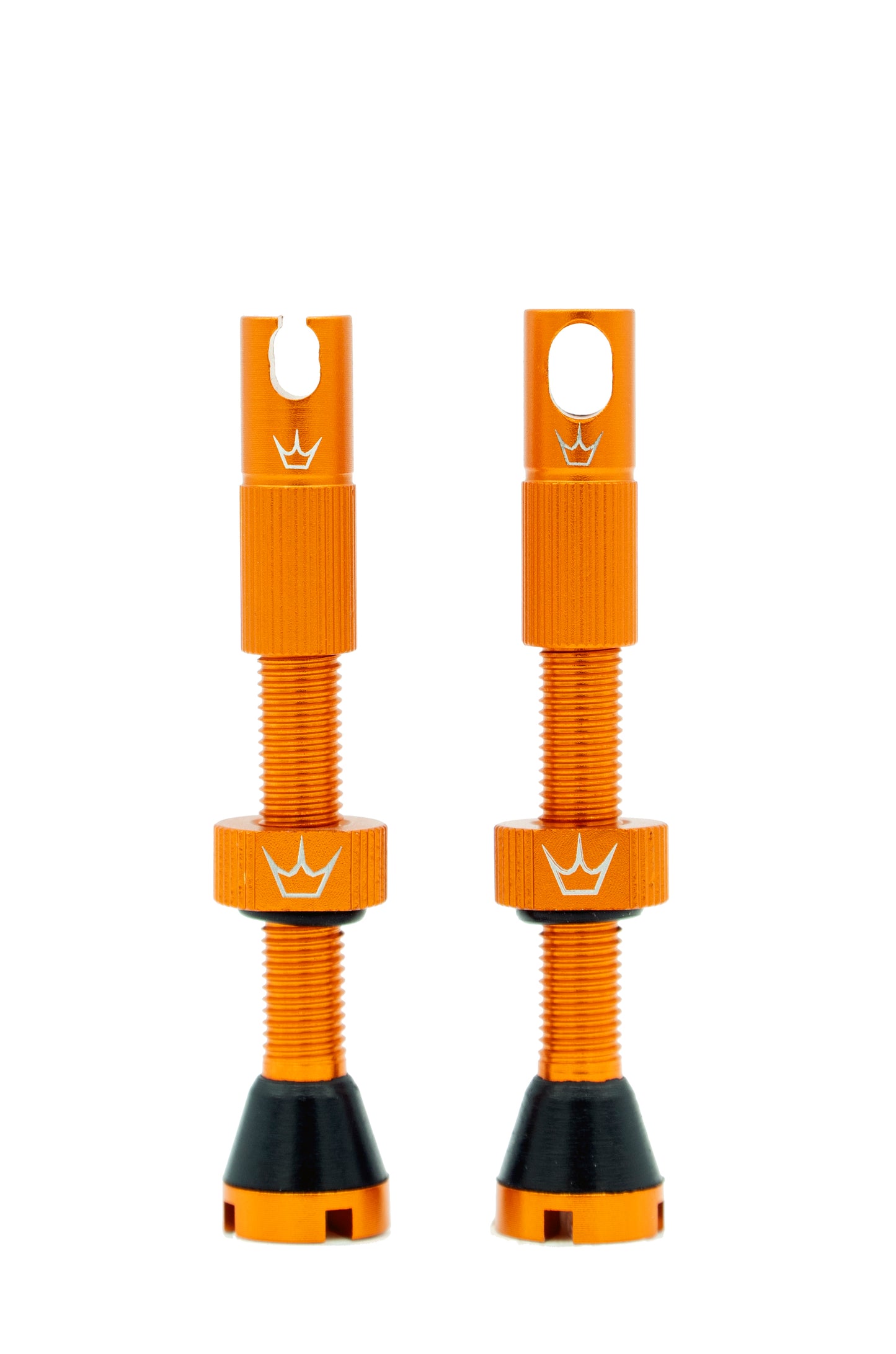 Ventilky Tubeless PEATY'S x Chris King MK2 Presta 60 mm (x2) Orange