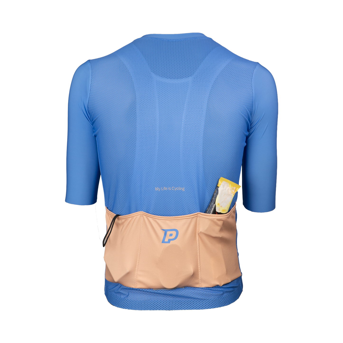 Maillot PROBIKESHOP By CHEF DE FILE Manches Courtes Bleu/Lilas