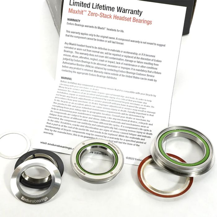 Jeu de direction Semi-intégré ENDURO BEARINGS MAXHIT 1"1/8 - 1.5" ZS44/ZS56