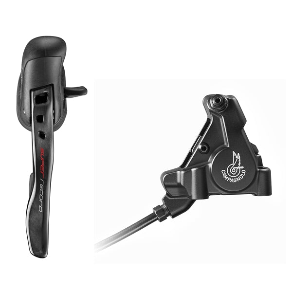 Levier Droit et Étrier Arrière 140mm CAMPAGNOLO SUPER RECORD Flat Mount Sans Disque