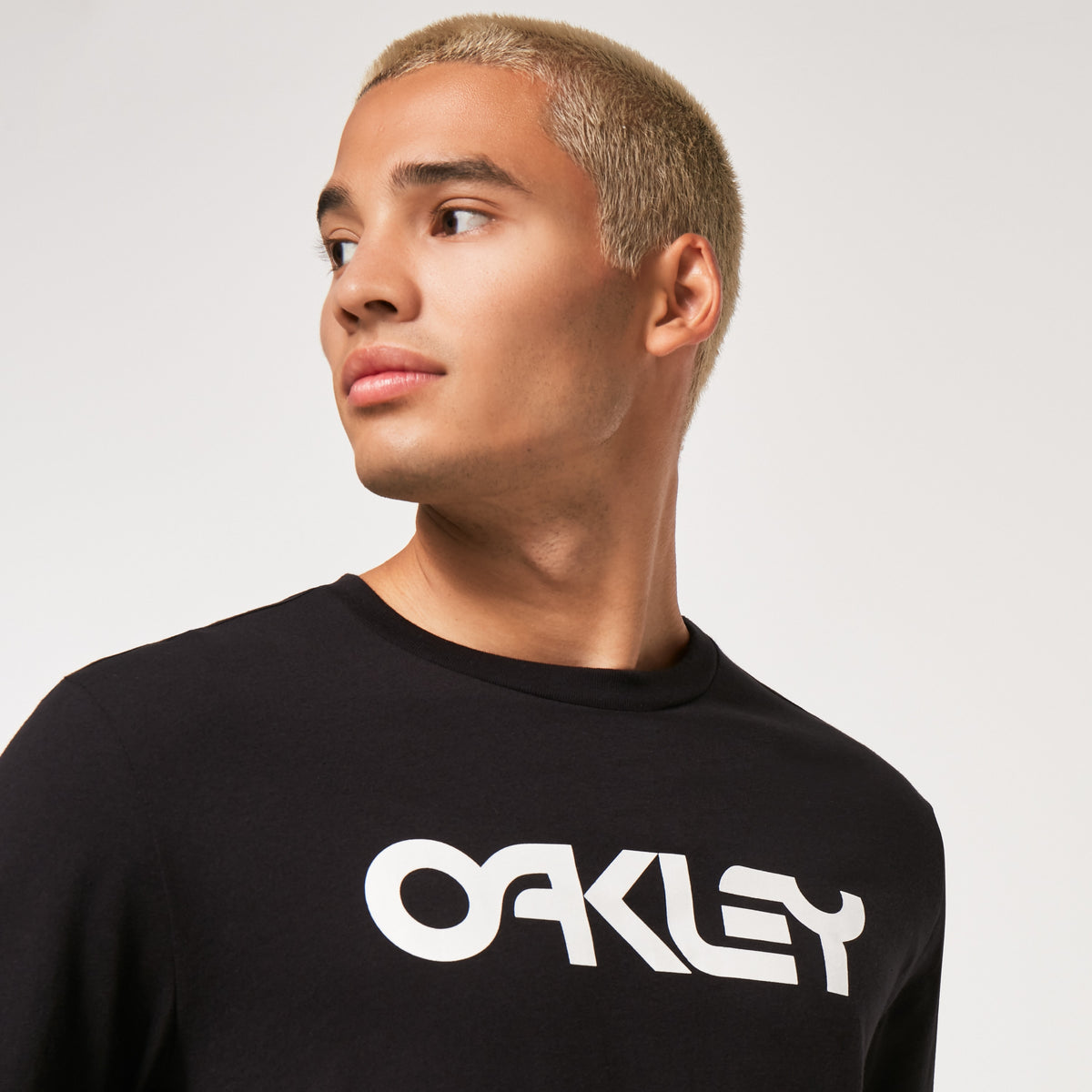 Tričko OAKLEY MARK II 2.0 s dlouhým rukávem černé/bílé