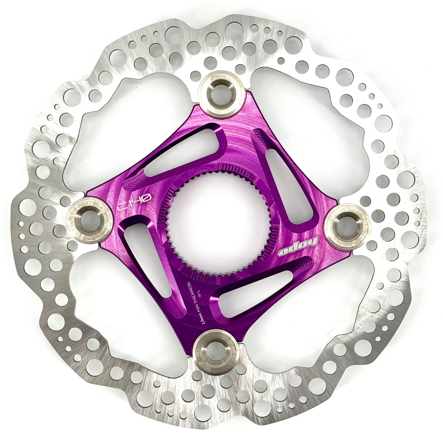 Disc Plutitor HOPE Center Lock Violet
