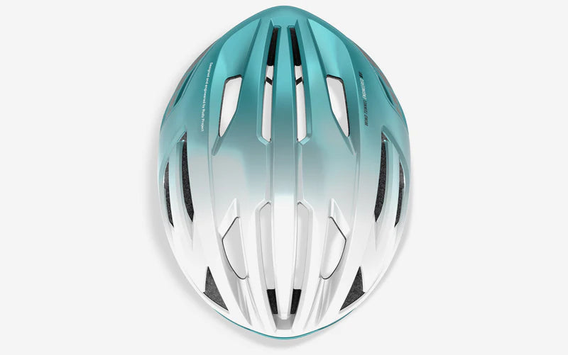 Casque Route RUDY PROJECT EGOS Emerauld/Blanc