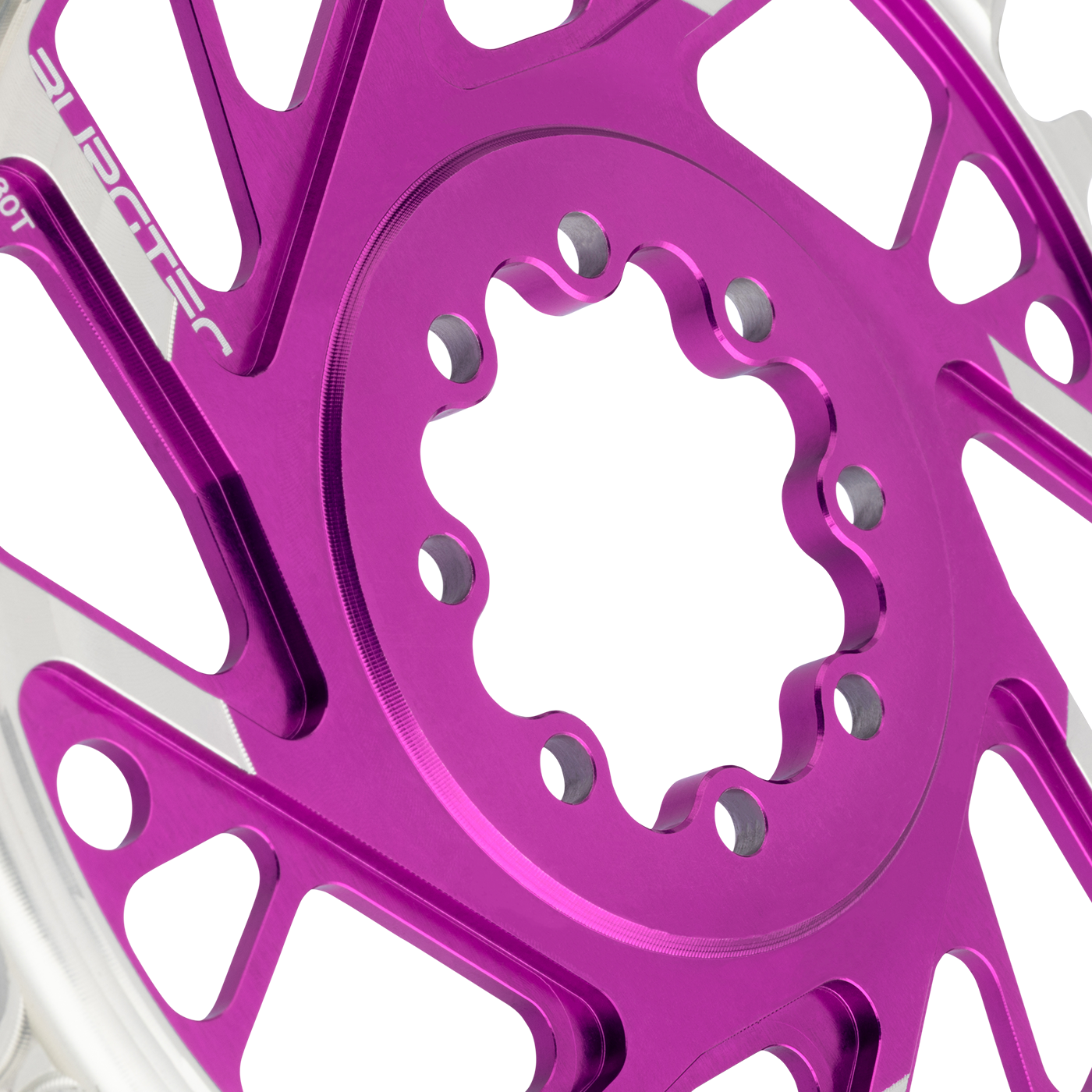 Plateau Mono BURGTEC THICK THIN 12V BOOST Direct Mount 8 Vis T-Type Narrow Wide Offset 3mm Violet