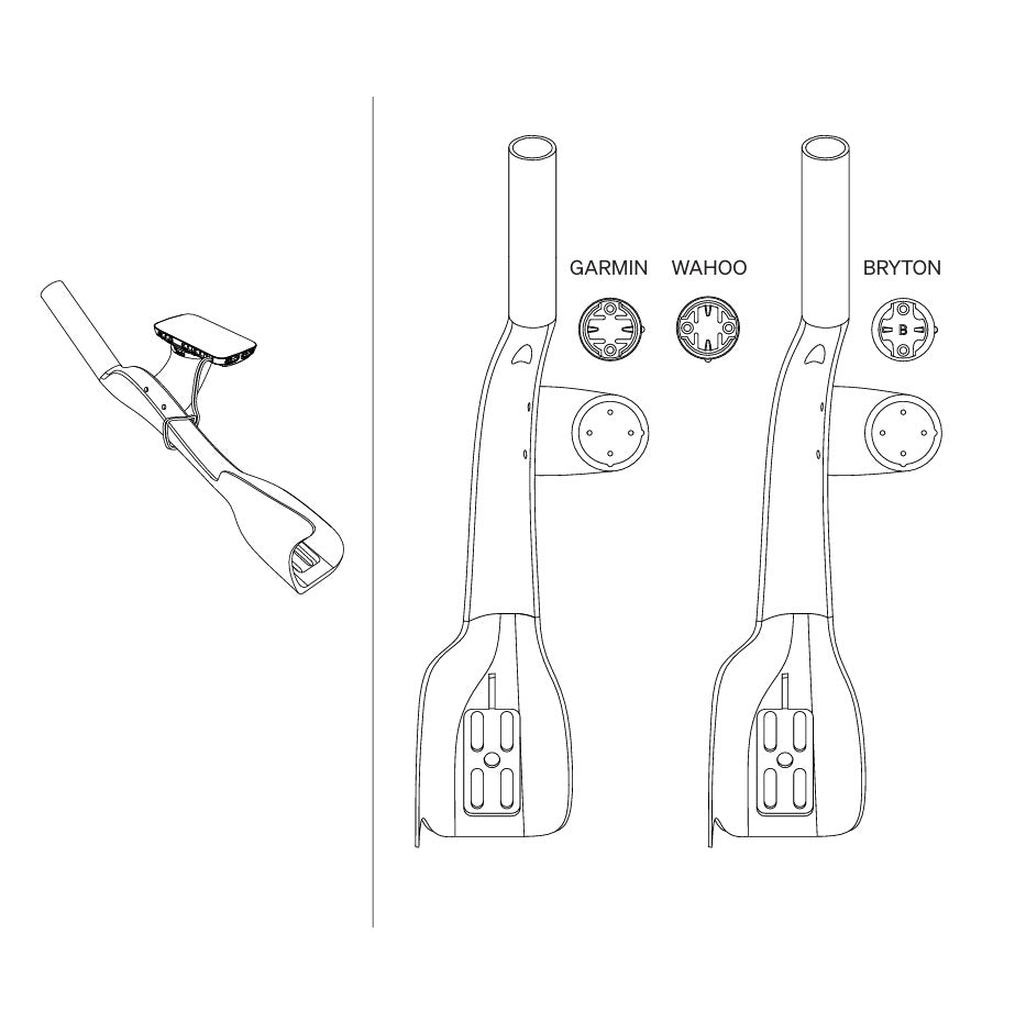 Supporto GPS Rialzato DEDA JET RISER
