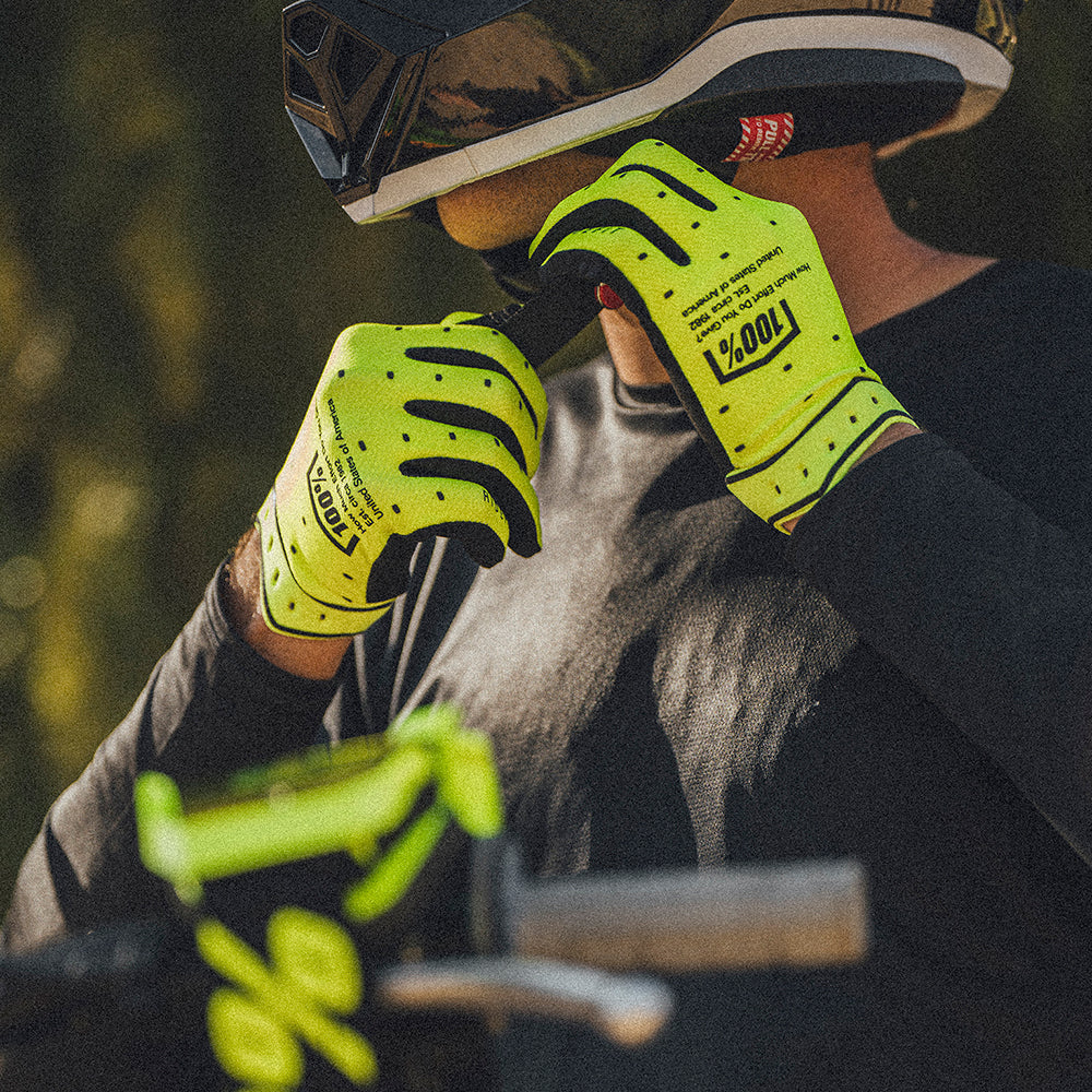 Handschuhe 100% RIDEFIT Gelb